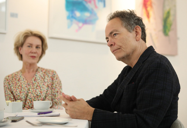 Max Keiser and his wife Stacy Herbert