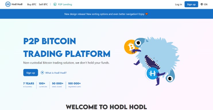 Hodl Hodl homepage