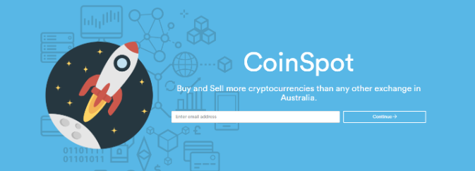CoinSpot registration page 